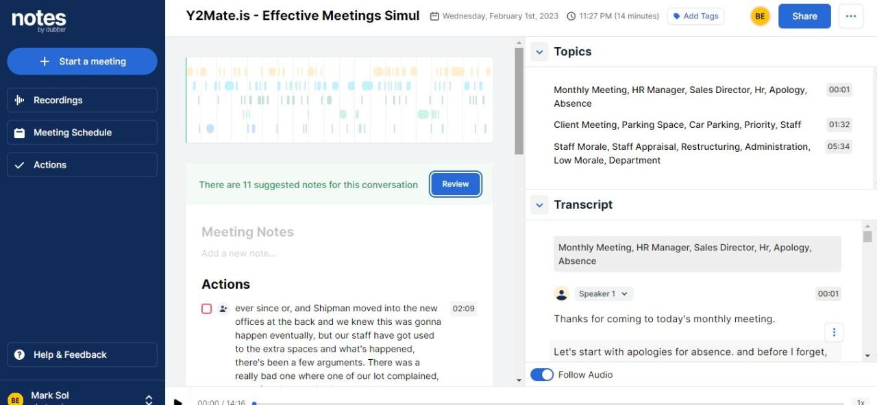 AI Notes: Optimize Meetings with 6 Tools